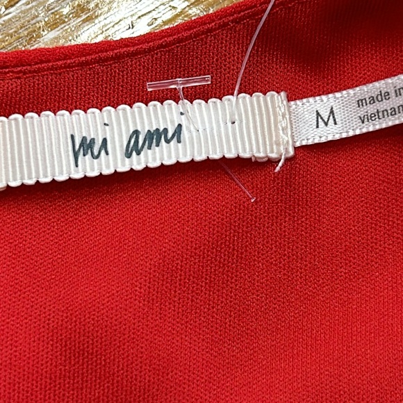 Mi Ami by Francesca’s red ruffle mini dress.  New with tags. Size Medium. - Picture 3 of 13